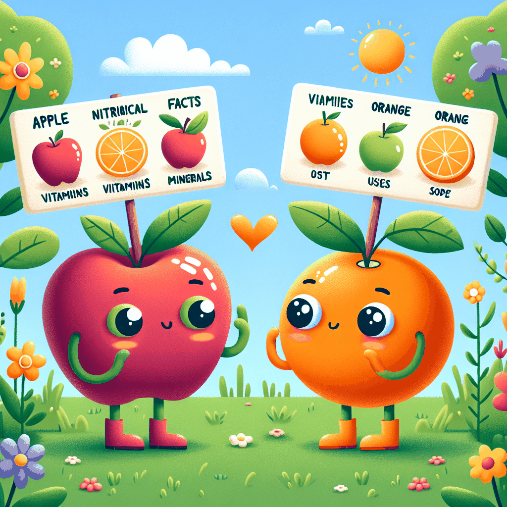 Breakout Content AI generated featured image for a blog article about Apples vs. Oranges: Comparing Nutritional Benefits and Uses