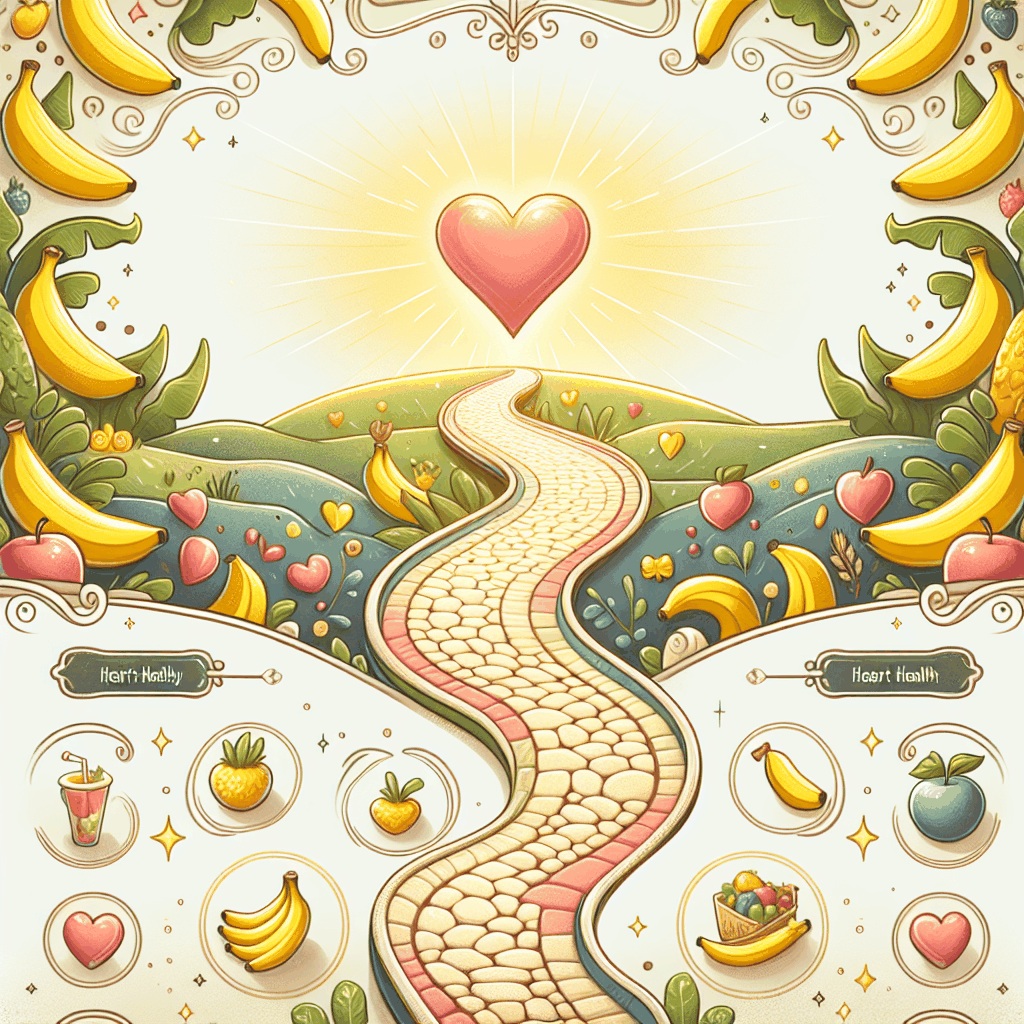 Breakout Content AI generated featured image for a blog article about Bananas: A Colorful Path to Heart Health