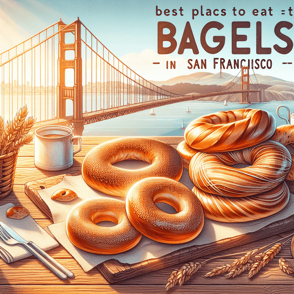 Breakout Content AI generated featured image for a blog article about Best places to eat bagels in SF